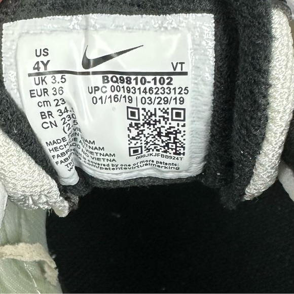 Nike Air Max TailWind 4 GS Women Shoes White/Black China Rose BQ9810102 Size 5.5 - Picture 16 of 16